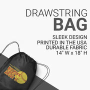 Softball Drawstring Backpack - Nothing Soft About It