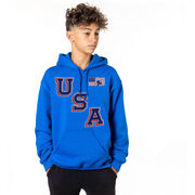 Hockey Hooded Sweatshirt - Hockey USA Gold