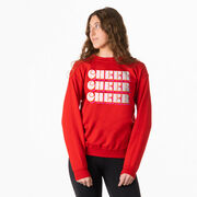 Cheerleading Crewneck Sweatshirt - Retro Cheer