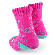 Lacrosse Slipper Socks with Sherpa Lining (Pink)