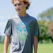 Hockey Short Sleeve Performance Tee - Have An Ice Day Smiley