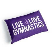 Gymnastics Pillowcase - Live Love Gymnastics