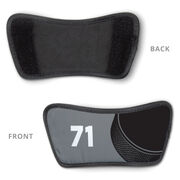 Hockey Repwell&reg; Slide Sandals - Puck and Number Reflected