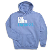 Lacrosse Hooded Sweatshirt - Eat. Sleep. Lacrosse.