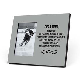 Hockey Photo Frame - Dear Mom Thank You