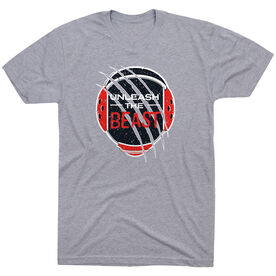 Wrestling T-Shirt Short Sleeve - Unleash The Beast [Youth X-Small/Gray] - SS