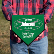 Baseball Personalized Team Home Plate Plaque