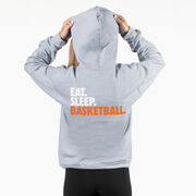 Basketball Hooded Sweatshirt - Eat. Sleep. Basketball. (Back Design)