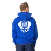 Pickleball Hooded Sweatshirt - I'd Rather Be Playing Pickleball (Back Design)