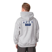 Hockey Hooded Sweatshirt - Hockey Dad Life (Back Design) 