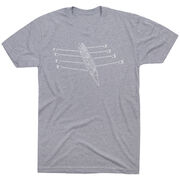 Crew Short Sleeve T-Shirt - Crew Row Team Sketch