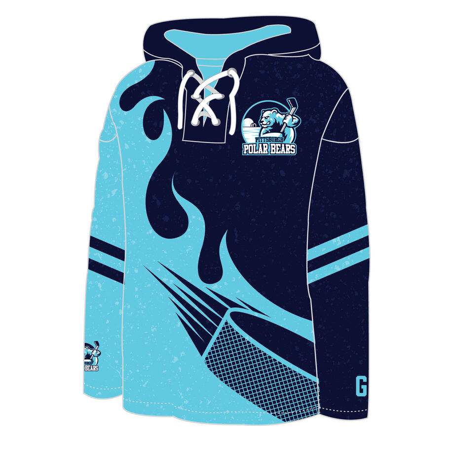 Custom Hoodies - Sublimation & Screenprinted Range - Blackchrome