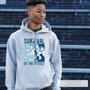 Hockey Hooded Sweatshirt - Survival of the Fittest