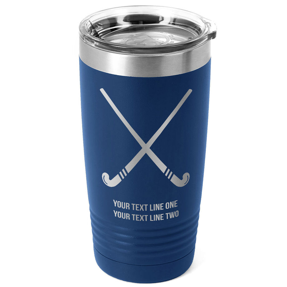 Field Hockey 20 oz. Double Insulated Tumbler - Crossed Sticks Icon
