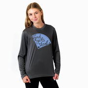 Softball Long Sleeve Performance Tee - Good Girls Steal