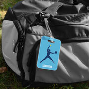Softball Bag/Luggage Tag - Personalized Softball Pitcher
