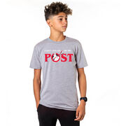 Guys Lacrosse Short Sleeve T-Shirt - Ain't Afraid of No Post