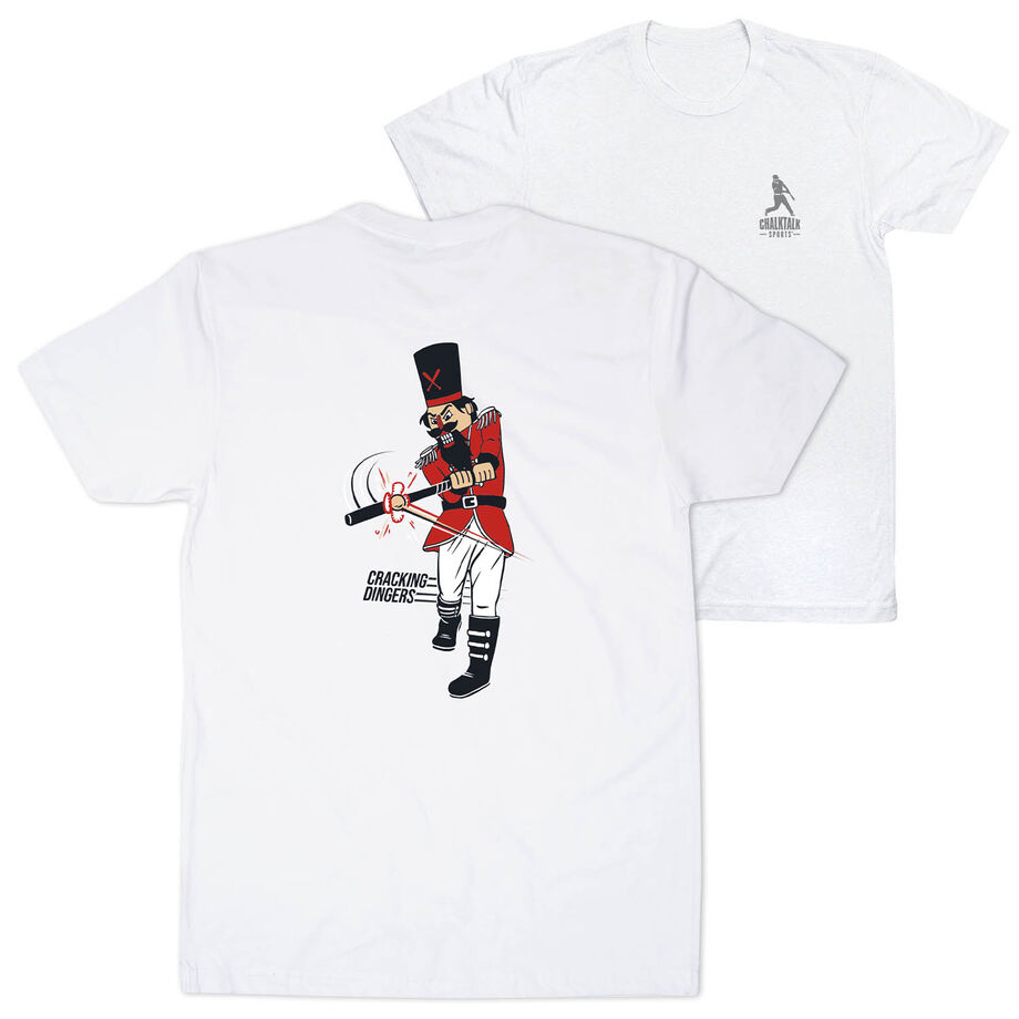 Baseball T-Shirt Short Sleeve - Cracking Dingers (Back Design)