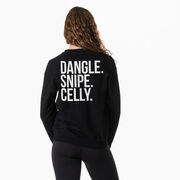 Hockey Crewneck Sweatshirt - Dangle Snipe Celly (Back Design)