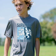 Hockey Short Sleeve Performance Tee - Survival of the Fittest