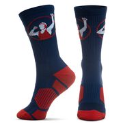 Wrestling Woven Mid-Calf Socks - Wrestler