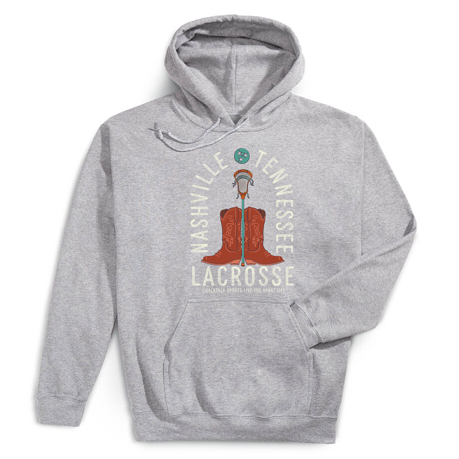 Guys Lacrosse Hooded Sweatshirt - Nashville Lacrosse