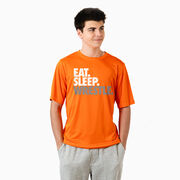 Wrestling Short Sleeve Performance Tee - Eat. Sleep. Wrestle.