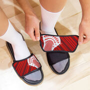 Guys Lacrosse Repwell&reg; Slide Sandals - Stick Reflected