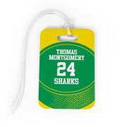 Hockey Bag/Luggage Tag - Personalized Hockey Team Puck