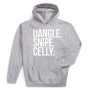 Hockey Hooded Sweatshirt - Dangle Snipe Celly Words