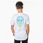 Hockey Short Sleeve T-Shirt - Have An Ice Day Smiley (Back Design)