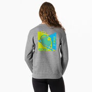 Tennis Crewneck Sweatshirt - Let's Raise A Racket (Back Design)