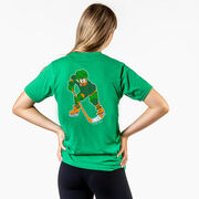 Hockey Short Sleeve T-Shirt - St. Hat-Trick (Back Design) 