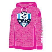 Soccer Hoodie - Wilton Soccer Digital Camo (Pink)