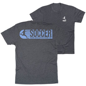 Soccer Short Sleeve T-Shirt - 100% Of The Shots (Back Design)