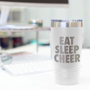 Cheerleading 20 oz. Double Insulated Tumbler - Eat Sleep Cheer