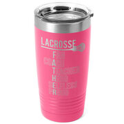 Guys Lacrosse 20 oz. Double Insulated Tumbler - Guys Lacrosse Father Words