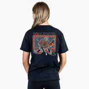 Hockey Short Sleeve T-Shirt - Goal Buster (Back Design)