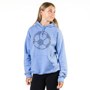 Soccer Hooded Sweatshirt - Soccer Words