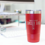 Soccer 20oz. Double Insulated Tumbler - You're The Best Dad Ever