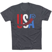 Soccer T-Shirt Short Sleeve - USA Patriotic