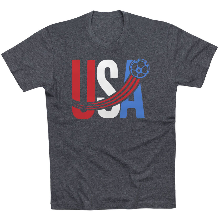 Soccer T-Shirt Short Sleeve - USA Patriotic