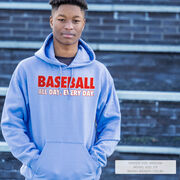 Baseball Hooded Sweatshirt - Baseball All Day Everyday