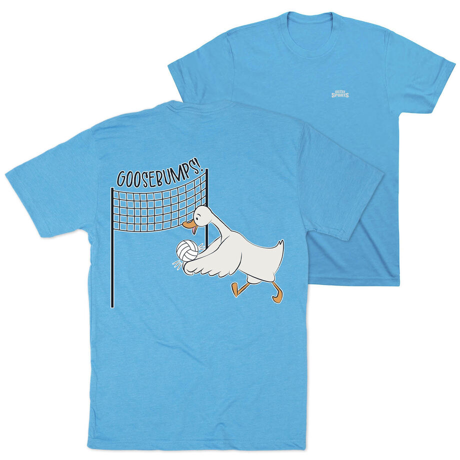 Volleyball Short Sleeve T-Shirt - Goosebumps (Back Design)