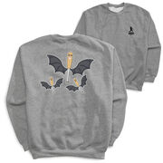 Baseball Crewneck Sweatshirt - It's Bats (Back Design)