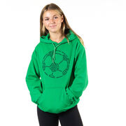 Soccer Hooded Sweatshirt - Soccer Words