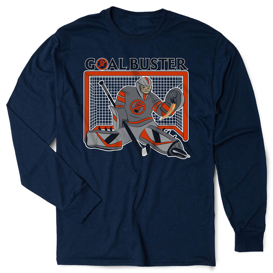 Hockey Tshirt Long Sleeve - Goal Buster