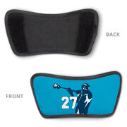 Guys Lacrosse Repwell&reg; Slide Sandals - Lax Jumpshot with Number