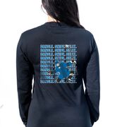 Hockey Tshirt Long Sleeve - Dangle Snipe Celly Player (Back Design)