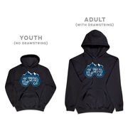 Skiing Hooded Sweatshirt - The Mountains Are Calling